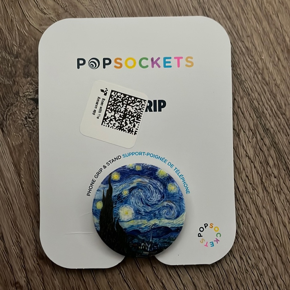 Starry night pop socket
